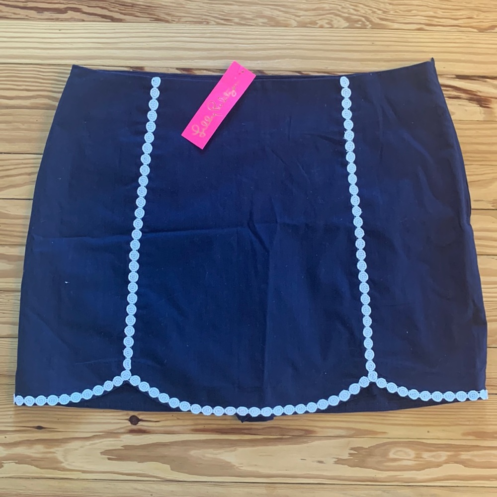 Lilly Pulitzer Navy Patty Skort